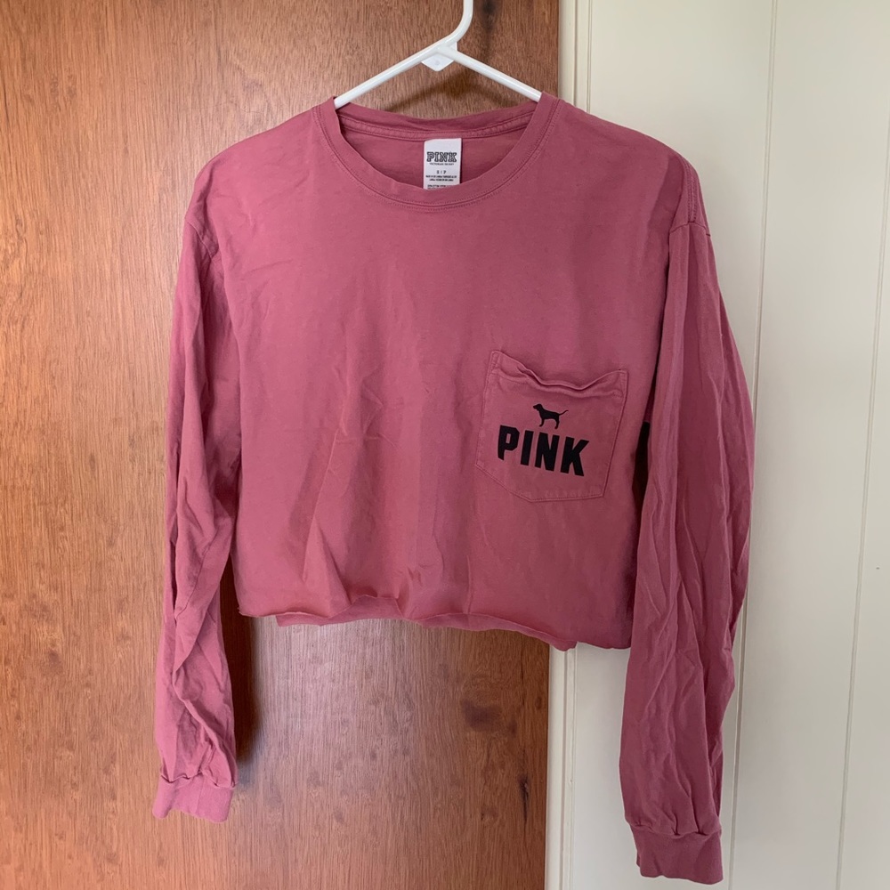Cropped PINK Long Sleeve